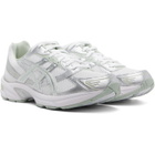 ASICS White & Green Gel-1130 Sneakers