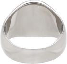 Tom Wood SSENSE Exclusive Silver Birthstone White Topaz Ring