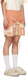 Rhude Orange Yachting Shorts