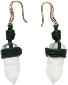 Chloé Green & Transparent Jemma Earrings
