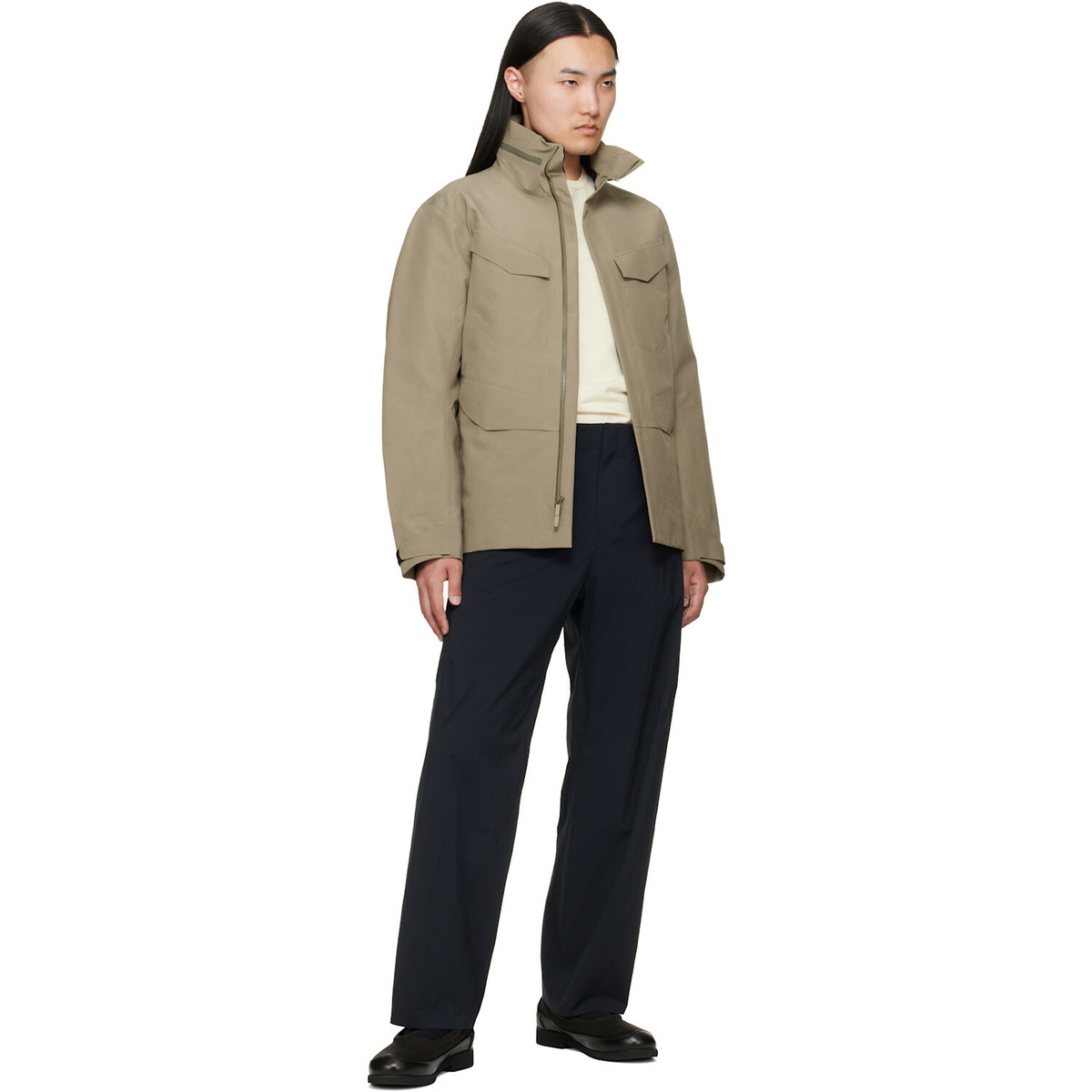 Veilance Beige Field Jacket