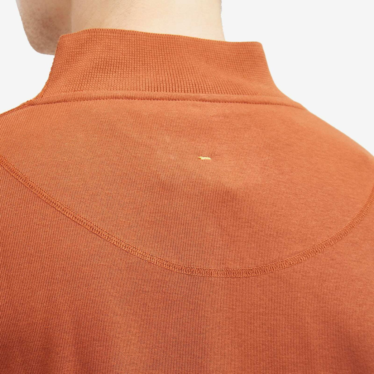 MHL by Margaret Howell Men's Thermal Mock Neck Sweatshirt in