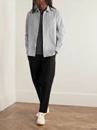 Officine Générale - Emory Garment-Dyed Cotton-Poplin Shirt - Gray
