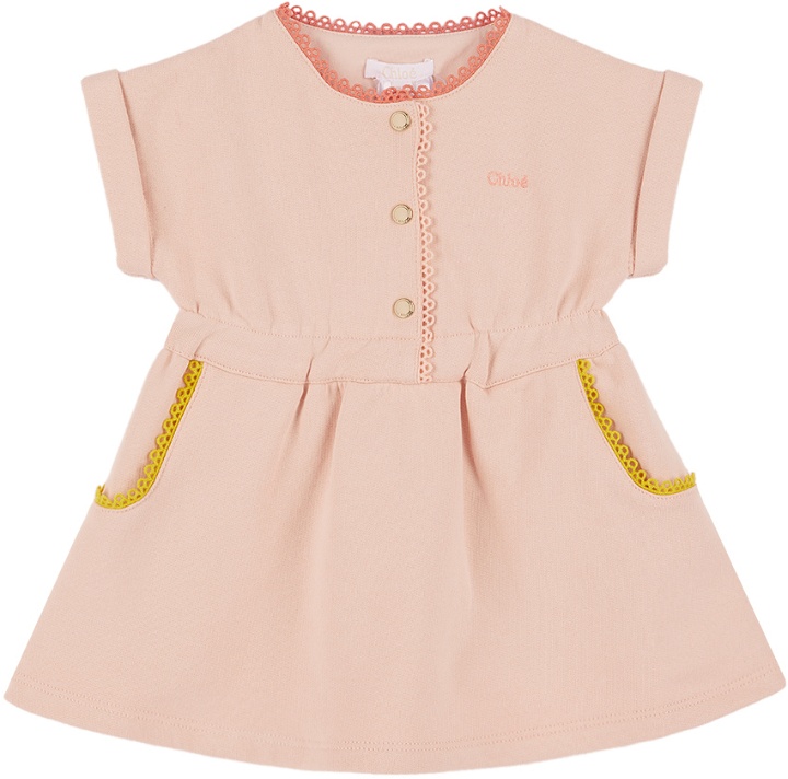 Photo: Chloé Baby Pink Embroidered Dress
