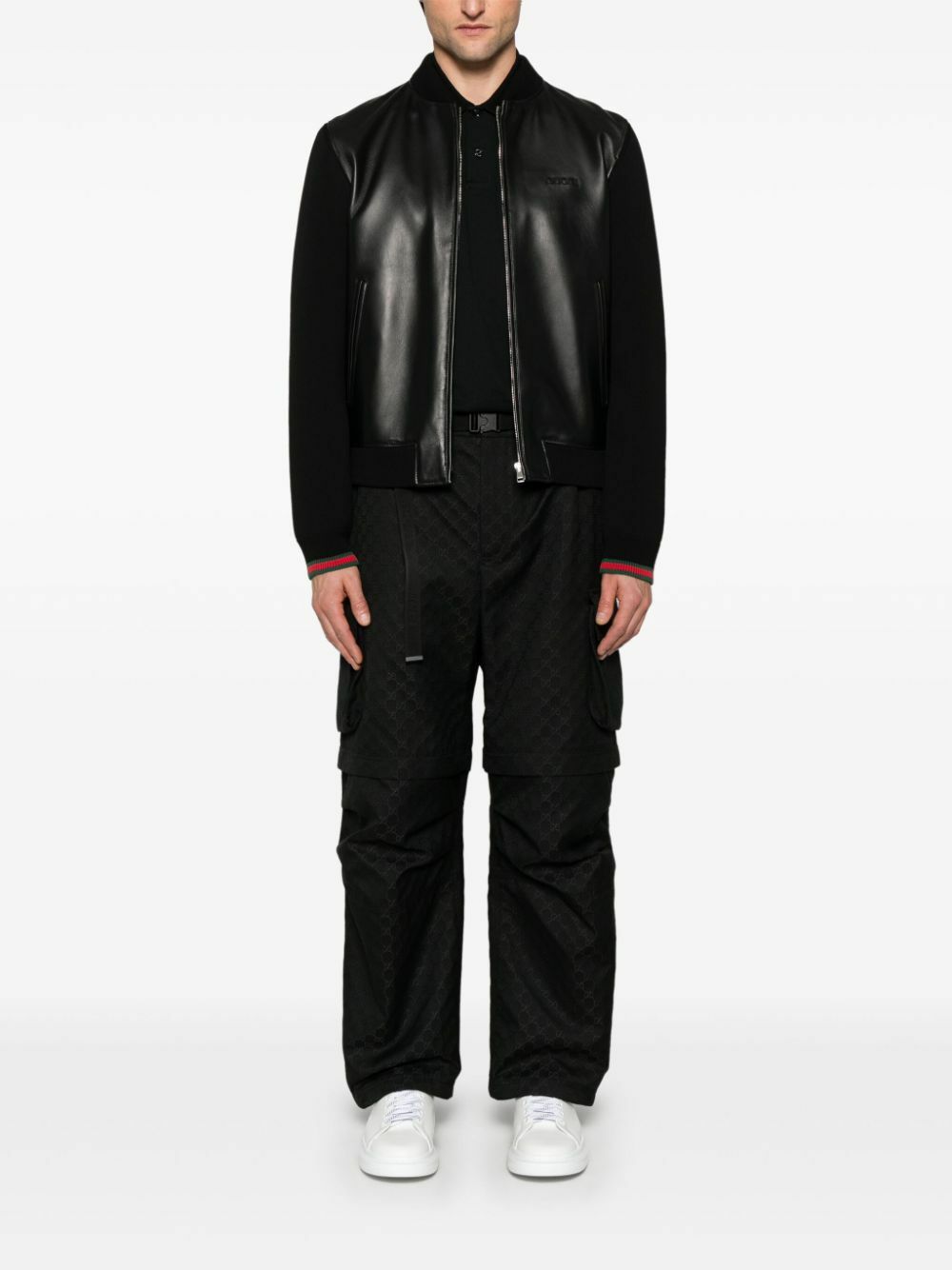 Gucci Leather Bomber Jacket Gucci