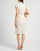 Peserico Womens Midi dress in Beige