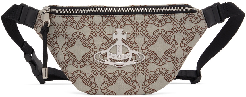 美品✨️Vivienne Westwood HILDA SMALL BUM BAG Vivienne Westwood Grey Small Hilda Bum Bag Vivienne Westwood