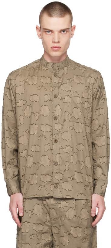 Photo: XENIA TELUNTS Brown Edo Shirt
