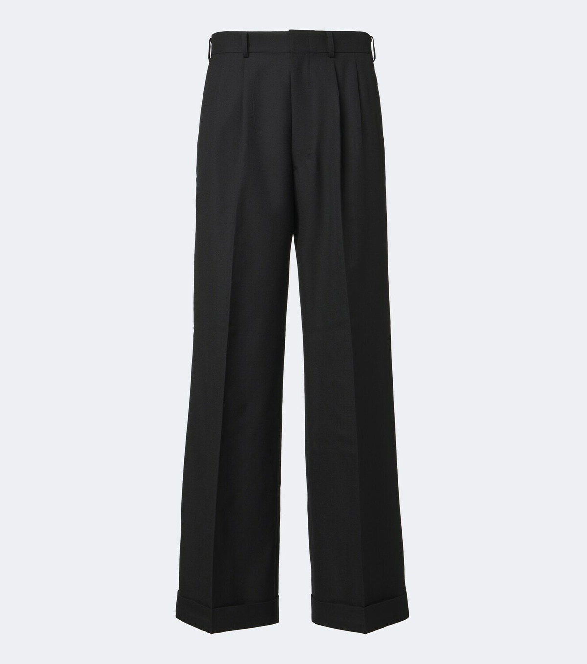 Junya Watanabe Pleated wool twill wide-leg pants