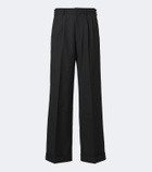 Junya Watanabe Pleated wool twill wide-leg pants