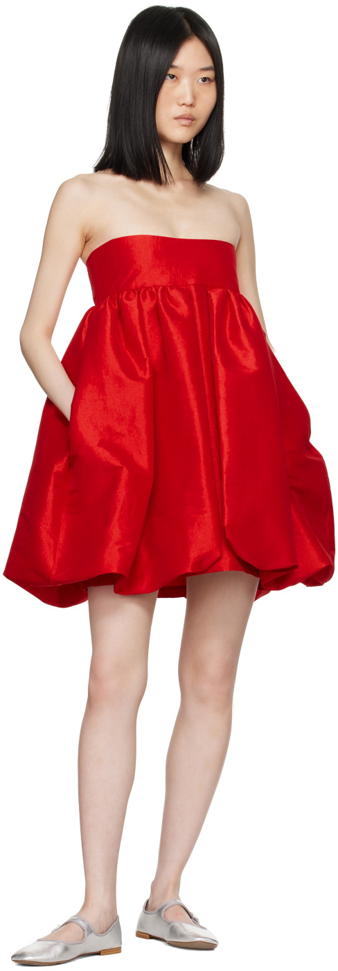 Kika Vargas Red Crie Minidress