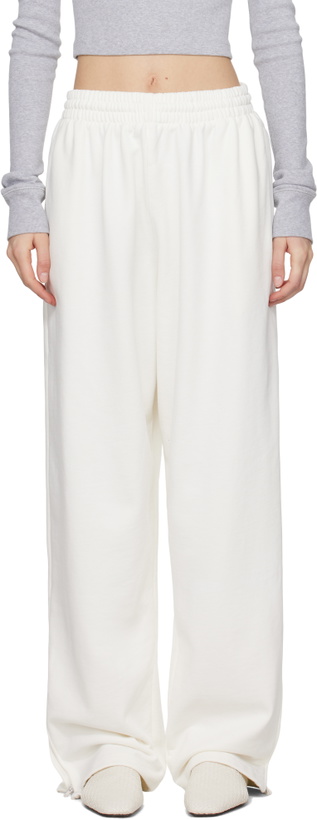 Photo: WARDROBE.NYC Off-White Hailey Bieber Edition HB Track Sweatpants
