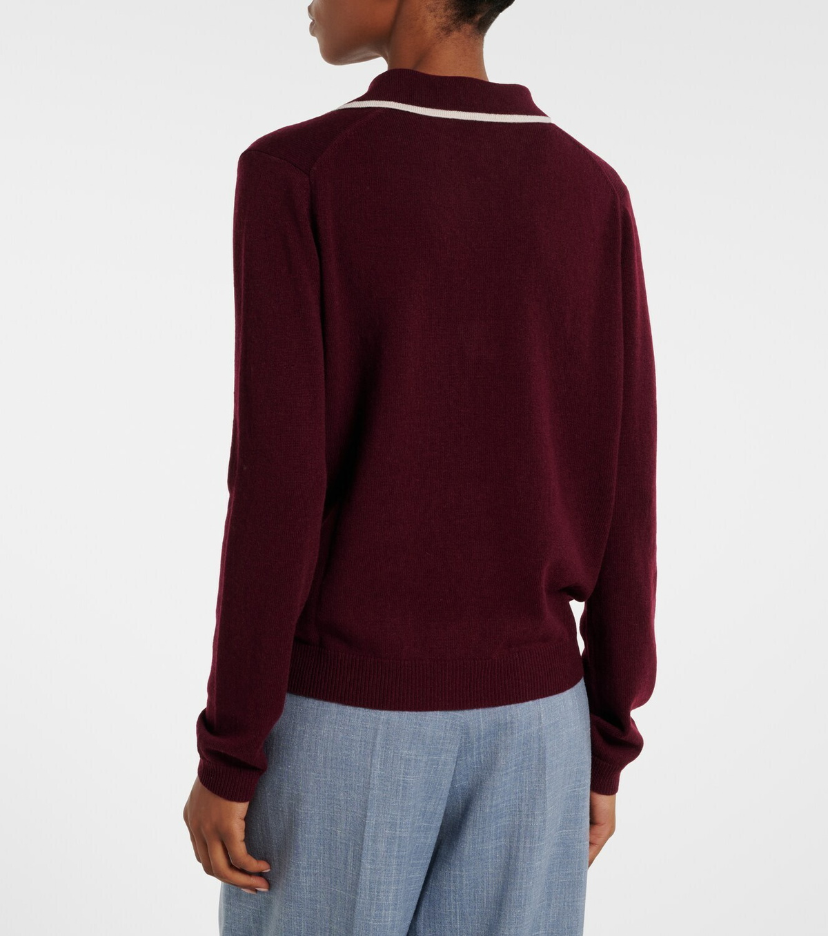 Jardin des Orangers Wool and cashmere polo sweater