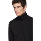 Jil Sander Black Cotton Turtleneck