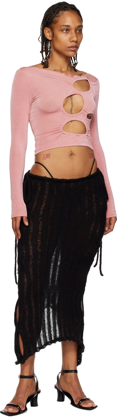 TYRELL SSENSE Exclusive Black Maxi Skirt