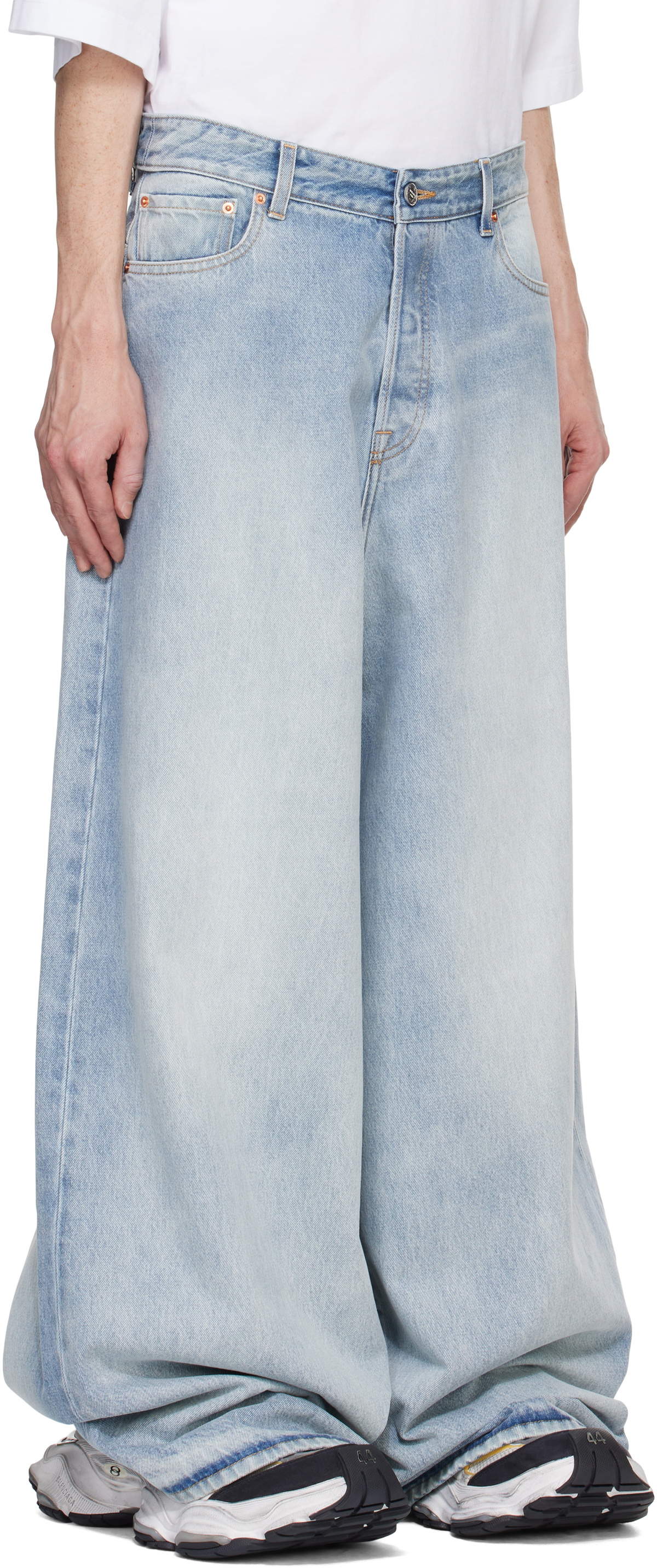 VETEMENTS Blue Oversized Baggy Jeans