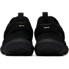 BOSS Black Suede Trims Sock Sneakers