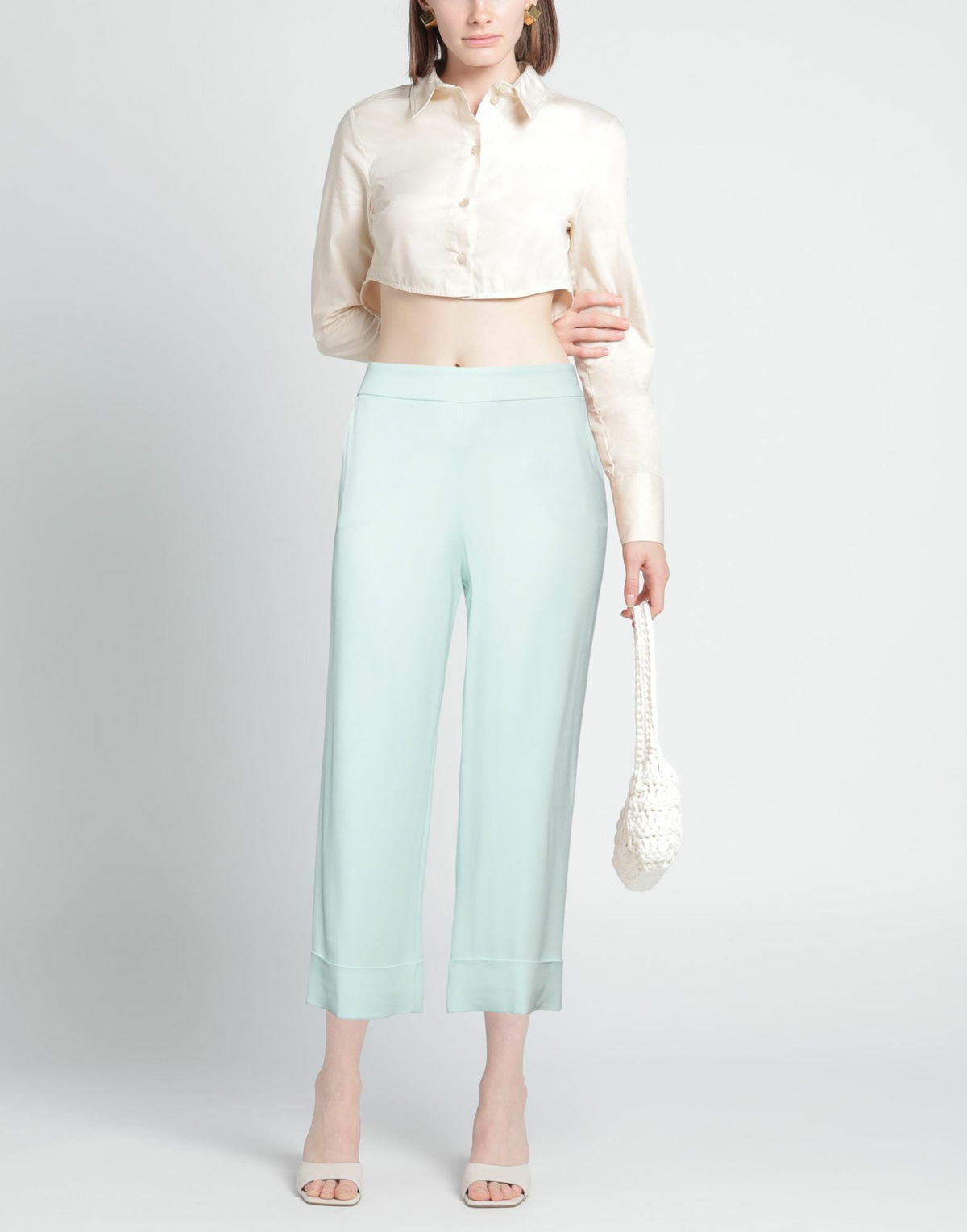 Peserico Womens Pants Light in Green