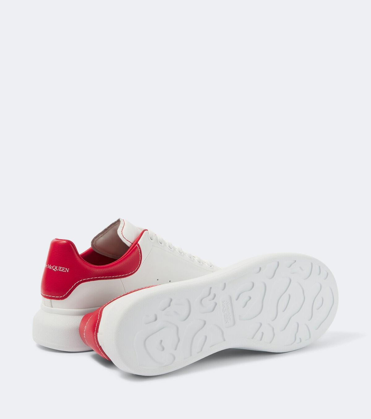 McQueen Oversized leather sneakers