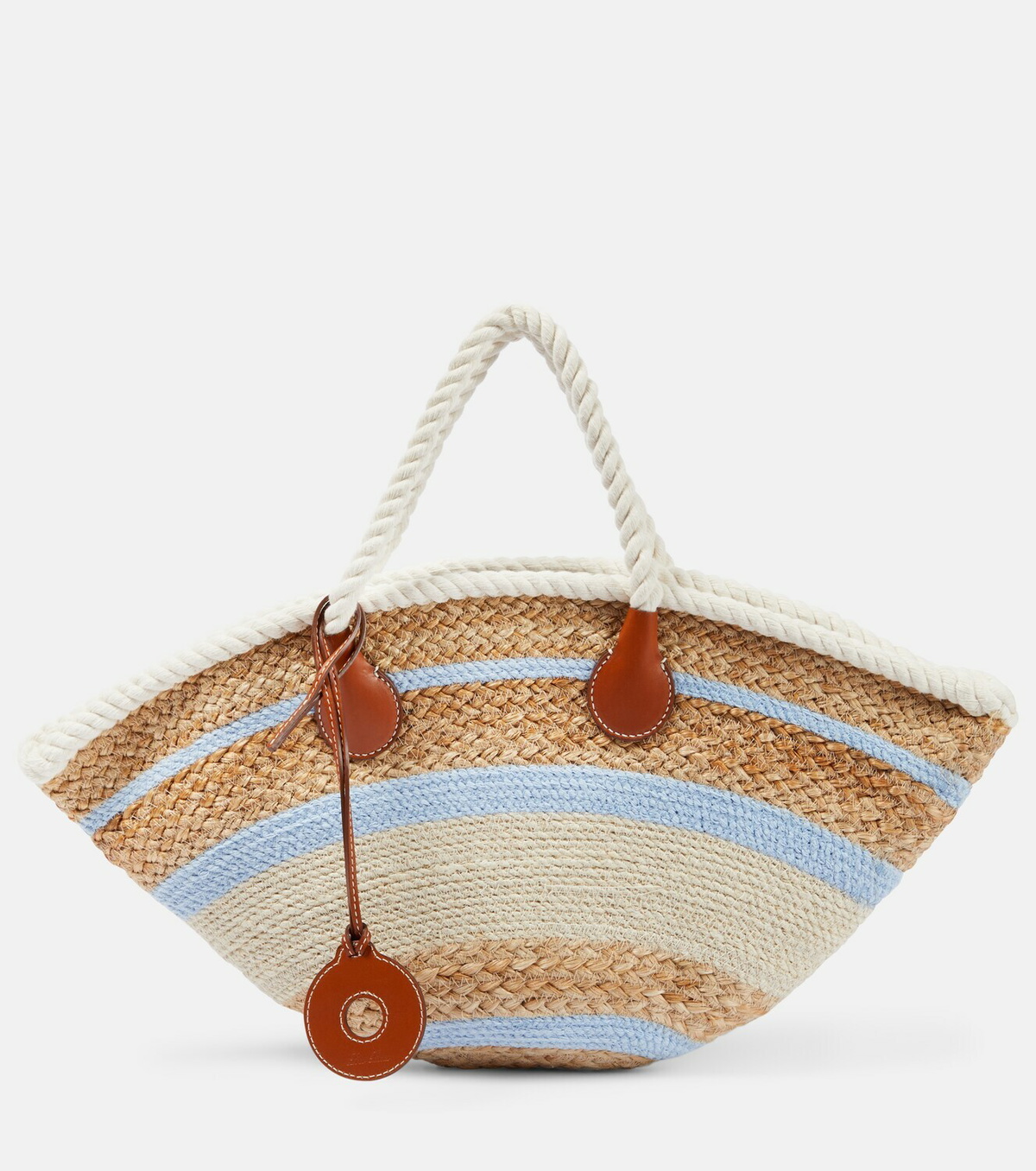 Sailor Mini Canvas Bucket Bag in Blue - Loro Piana