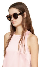 LOEWE Brown Butterfly Sunglasses