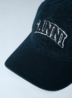 GANNI Logo Motif Baseball Cap