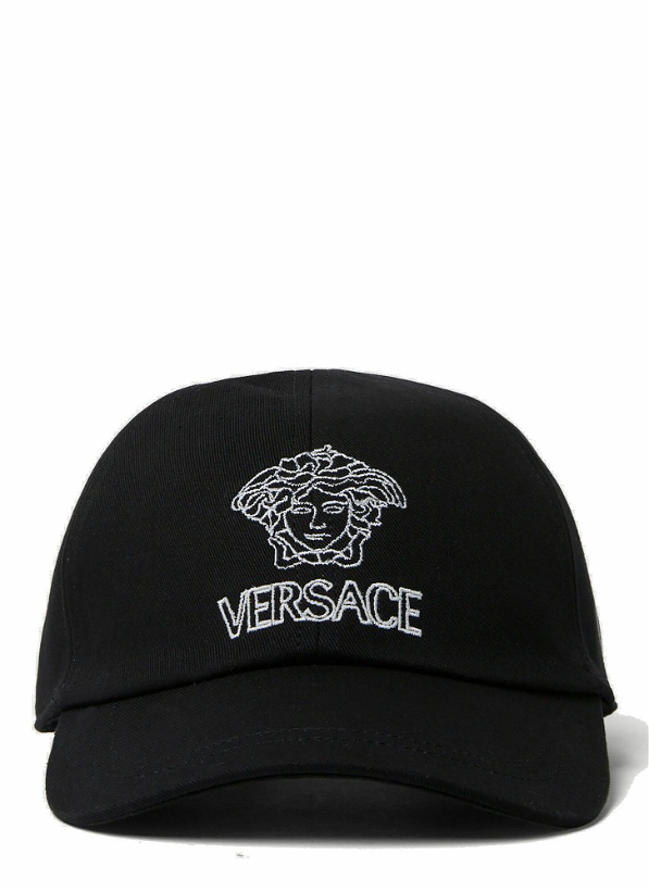Photo: Medusa Logo Baseball Cap in Black