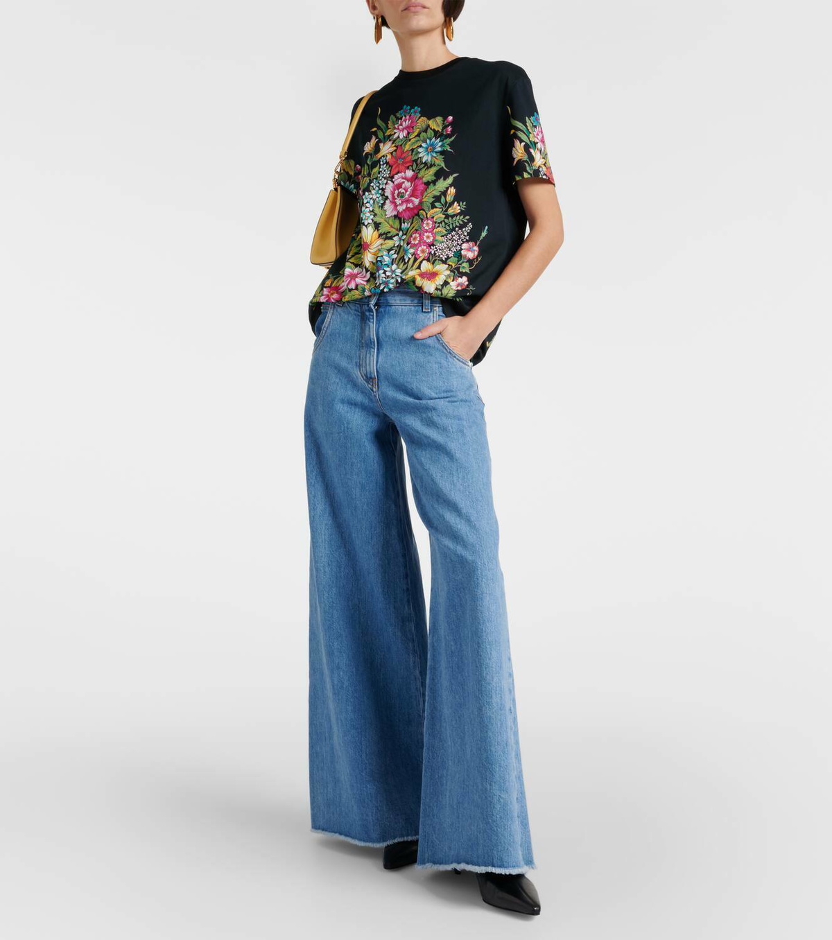 Etro Paisley cotton jersey T-shirt