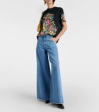 Etro Paisley cotton jersey T-shirt