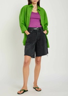 Citizens OF Humanity Ayla Frayed Denim Shorts Black