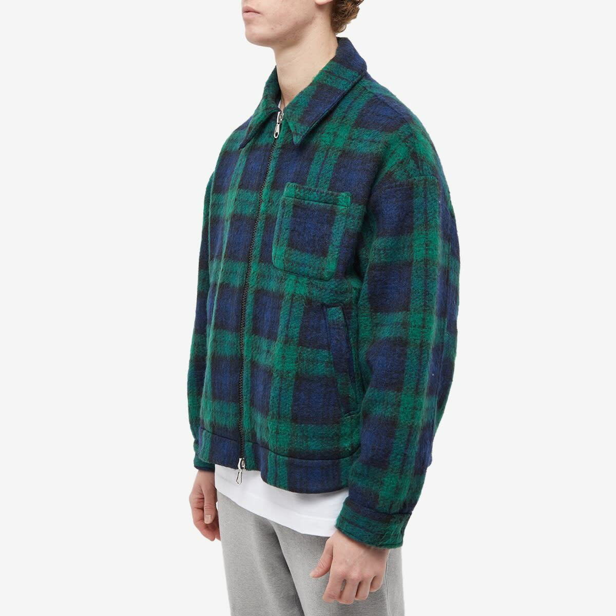 Cole Buxton Men's Flannel Overshirt in Black Watch Cole Buxton