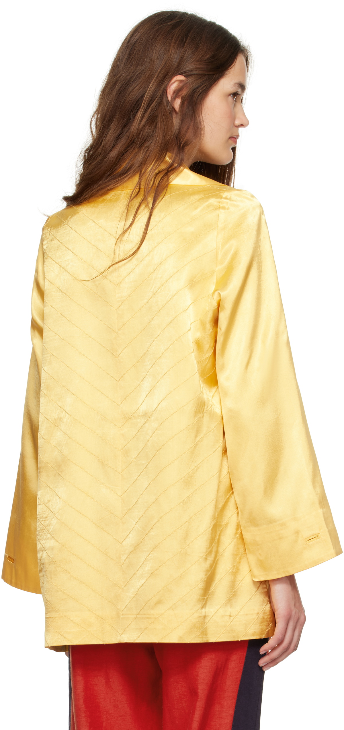 Bode Yellow Goldenrod Jacket