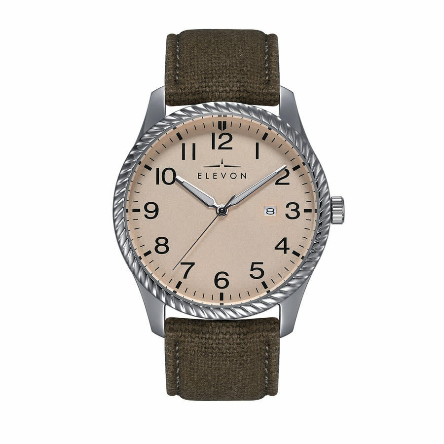 Elevon Crosswind Silver-tone Dial Mens Watch ELE128-5