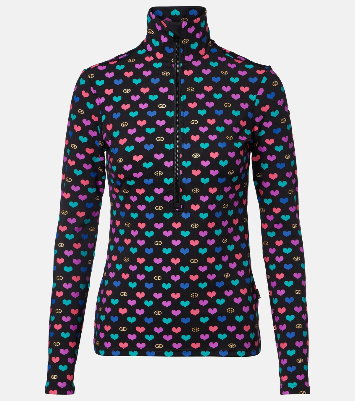 Goldbergh Cuori printed ski top