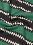 Remi Relief - Striped Cotton-Jersey T-Shirt - Green