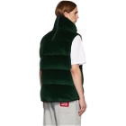 Burberry Green Down Velour Vest