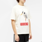 Heron Preston Men's Heron Bird Painted T-Shirt in Ivory