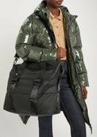 Rains Puffer Weekend Quilted Rubberised Holdall - Black - One Size