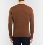 AMI - Intarsia Alpaca-Blend Sweater - Men - Camel