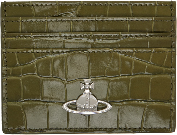 Photo: Vivienne Westwood Khaki Flat Card Holder