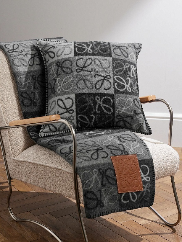 Photo: LOEWE - Anagram Wool and Cashmere-Blend Cushion