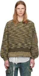 Andersson Bell Khaki Layered Fleece Sweatshirt