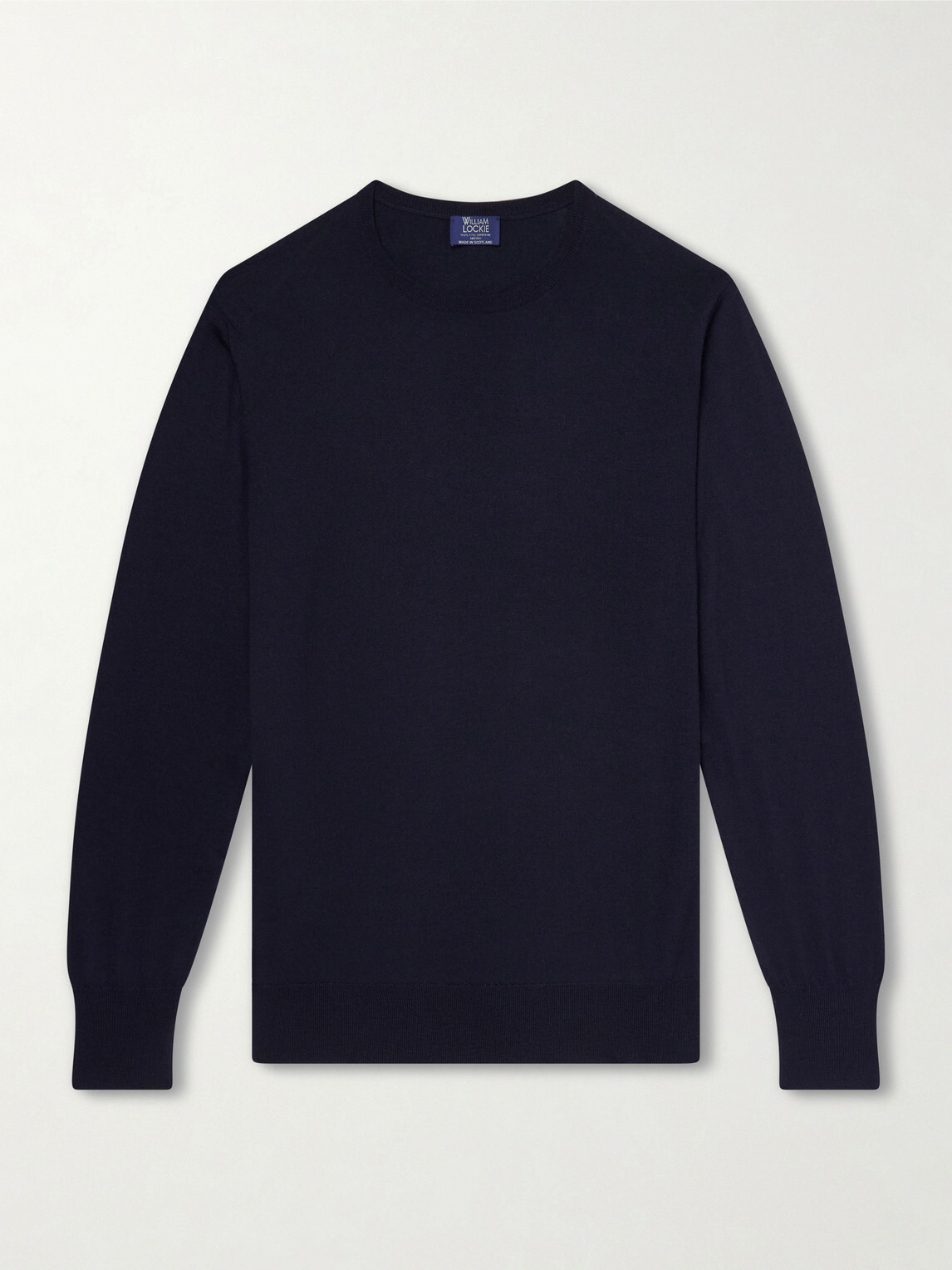 William Lockie - Merino Wool Sweater - Blue