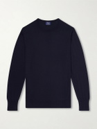 William Lockie - Merino Wool Sweater - Blue