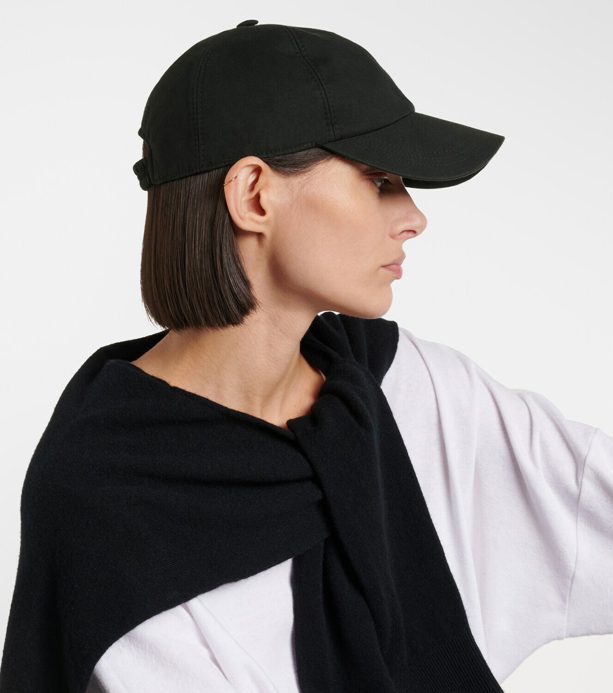 The Row Caspian cotton canvas baseball cap