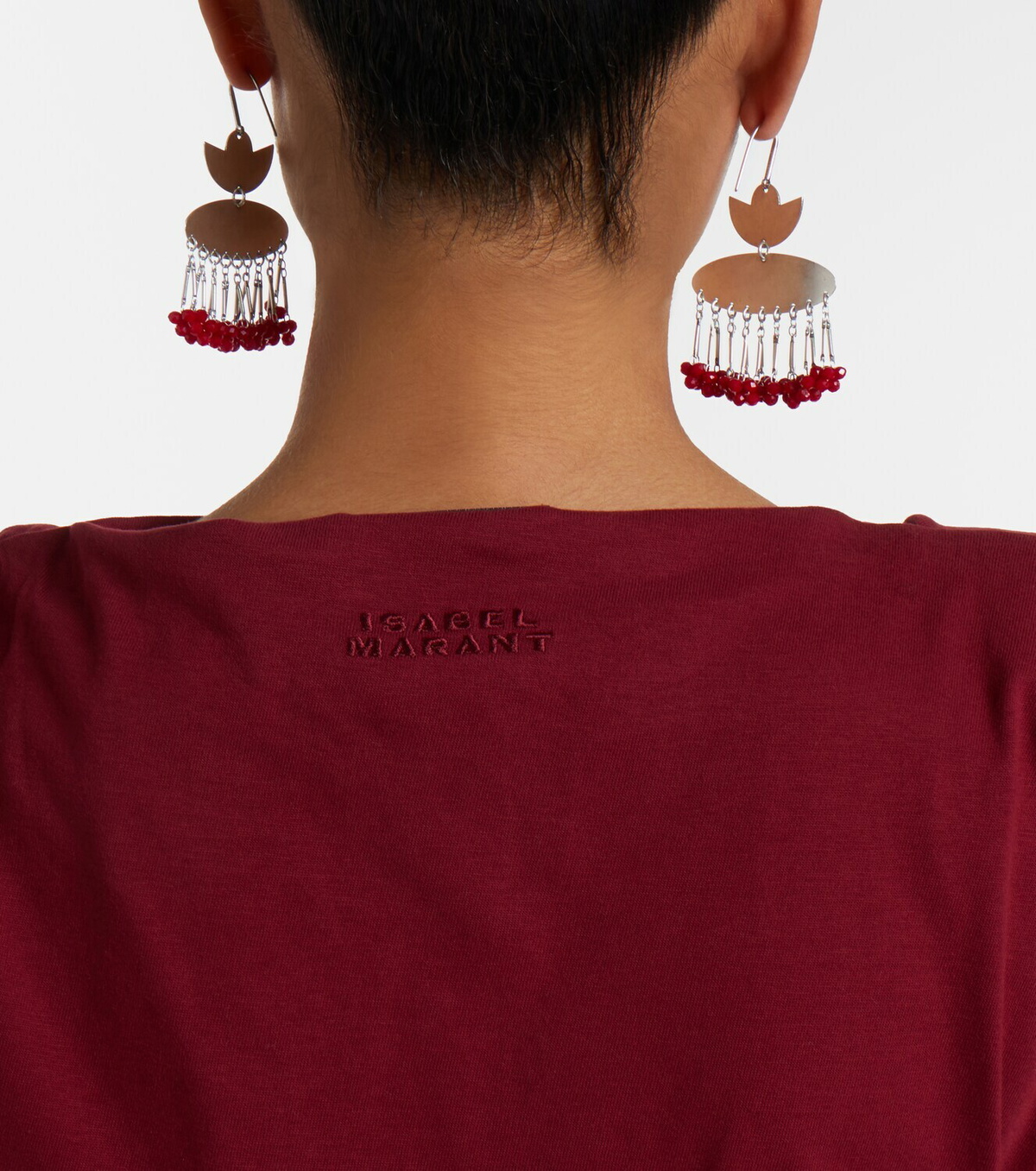 Isabel Marant Sebani asymmetric cotton T-shirt