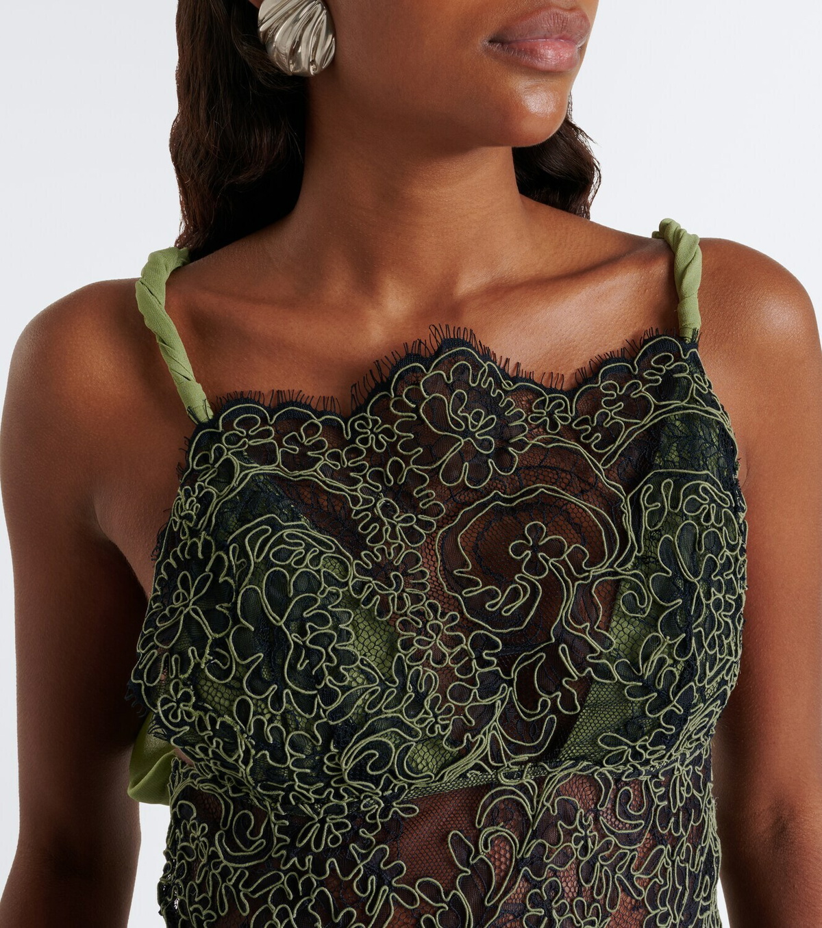 Christopher Esber Aluna lace top