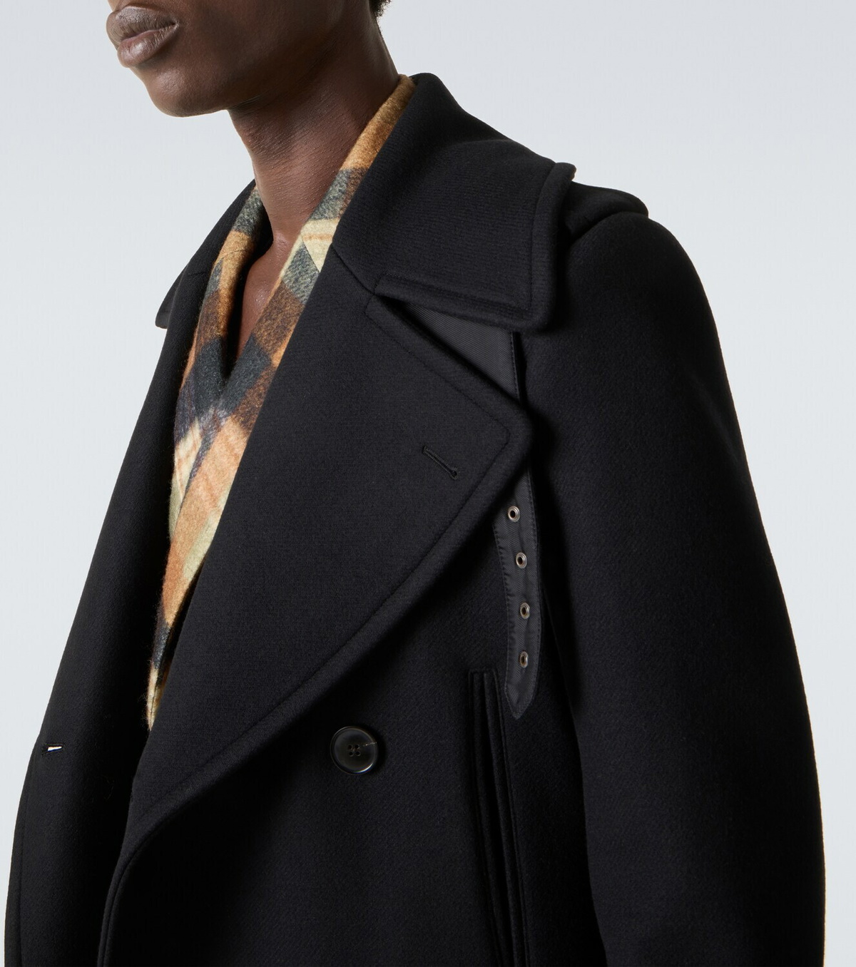 2000s Dries Van Noten Black and White Jacket