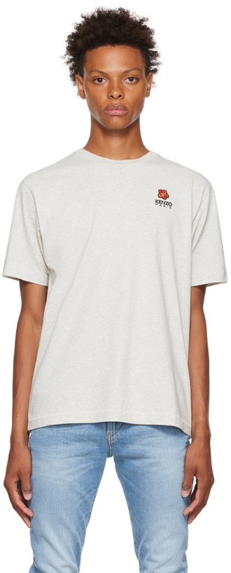 Photo: Kenzo Gray Logo T-Shirt
