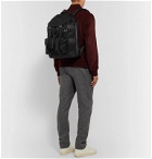 Berluti - Leather-Trimmed Nylon Backpack - Black